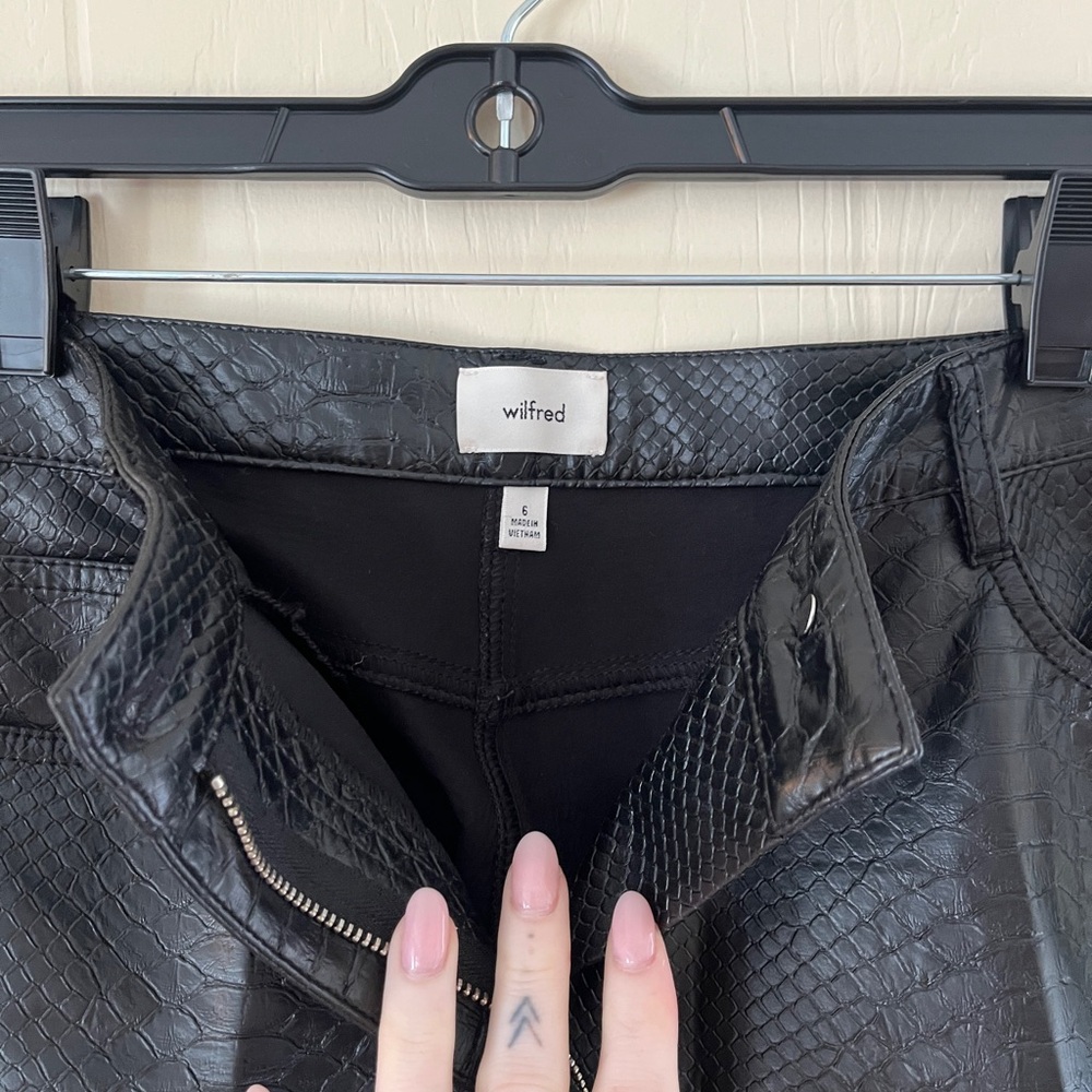 Aritzia leather pants